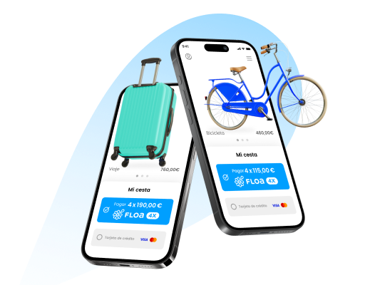 Ecrans Ecommerce avec Floa Pay pago en varios plazos